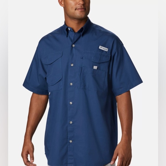 Columbia Shirts Mens Columbia Pfg Bonehead Short Sleeve Shirt